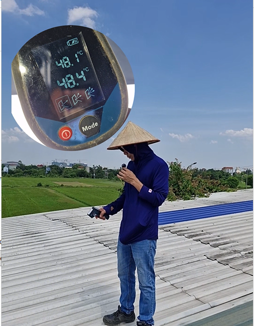 Giảm nhiệt độ bề mặt mái từ 15–40°C